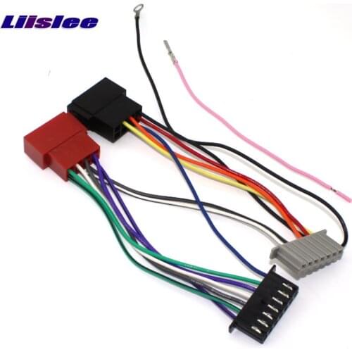 Liislee Car CD DVD Player Power Wire Cable Plug For Chrysler 1984~2002 Plugs Into Factory Radio / DIN ISO Female