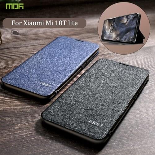 MOFI For Xiaomi Mi 10T Lite 5G PU Leather Flip Case Holder Cover For Xiaomi Mi 10T Lite Case TPU Full Protection 10 T Shell
