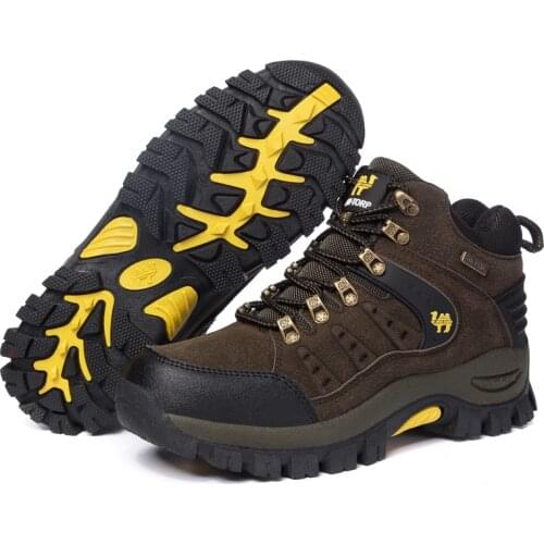 Men Hiking Shoes Winter Outdoor Walking Jogging Shoes Mountain Sport Boots Climbing Sneakers Trekking Sneakers