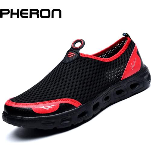 2020 Men Aqua Shoes Outdoor Breathable Beach Shoes Lightweight Quick-drying Wading Shoes Sport Water Camping Sneakers Shoes