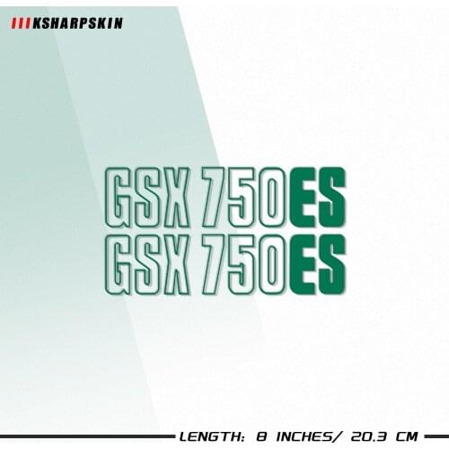 New motorcycle bicycle fuel tank sticker wheel helmet MOTO waterproof reflective logo for SUZUKI GSX 750ES