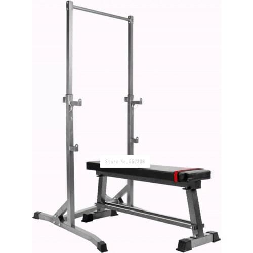 Single bar+Fitness Chair Lead-up Squatting Indoor Single Bar Suspension Fitness Shaping Sports Fitness Equipment