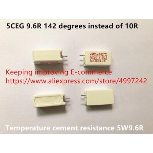 Original new 100% temperature cement resistance 5W9.6R 5CEG 9.6R 142 degrees instead of 10R (Inductor)