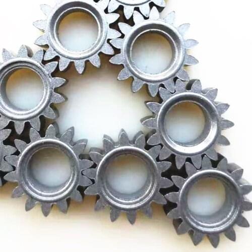 AZGIANT 10 Pcs Straight tooth14 teeth inner diameter 8.0 powder metallurgy iron-based motor gear For DIY Stepper motor toy