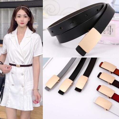 Women Genuine Leather Belts Luxury Designer Alloy Buckle Belt New High Quality Ladies Jeans DressFashion Collocation Waist Belts