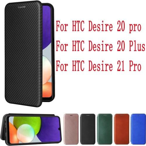 Sunjolly For HTC Desire 20 Pro 20 Plus 21 Pro Case Cover coque Leather Flip Card Wallet Stand
