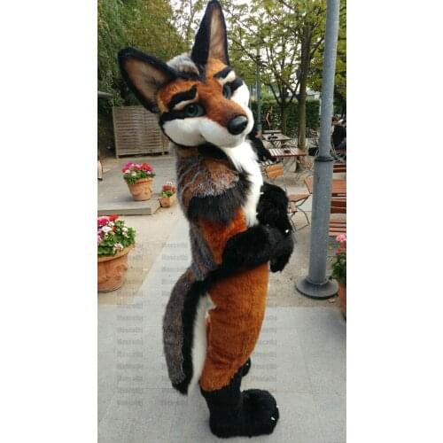 IN STOCK Customised Unisex HUSKY DOG FURSUIT Mascot Costume Cosplay furry Party Dress Outfits Advertising Carnival Adults Gifts