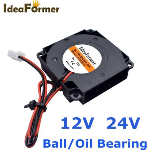 1 Pc 3D Printer 4010 Blower Fan With Ball Bearing or Oil bearing 4010 40mmX40mmX10mm 12V/24V Turbo Blower Fan Radiator