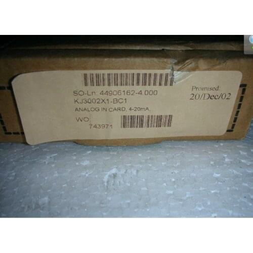 1PC Fisher-Rosemount KJ3002X1-BC1 8CH/4-20mA