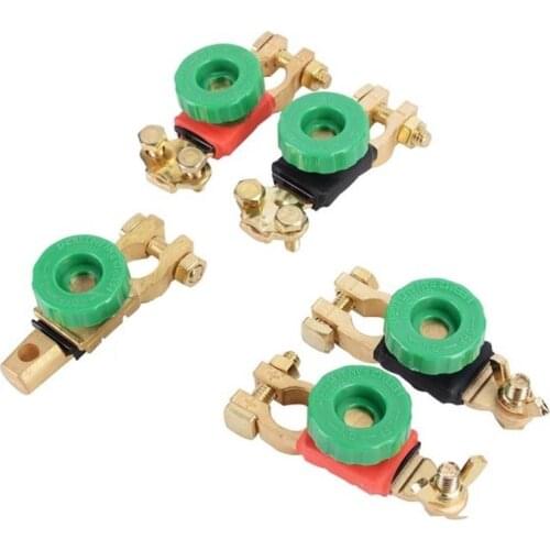 1pc Automobile Brass Battery Power off Switch Battery Pile Head Terminal Clip Joint Protection Anti-leakage