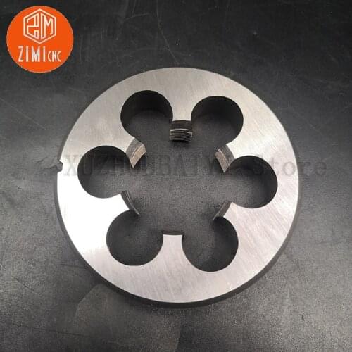 1pcs M50*1.5 round die hand tool threading tool screw thread Round tapping die thread tap 1.5mm thread distance