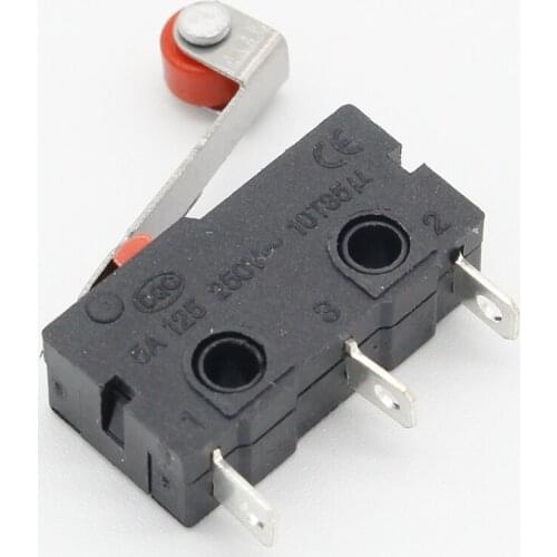 10 Pcs Mini Micro Limit Switch Roller Lever Arm SPDT Snap Action LOT