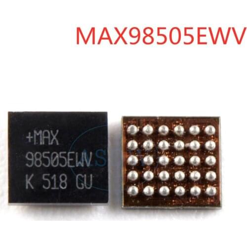 100% New MAX98505 MAX98505EWV for samsung S6 G9200F NOTE4 N910F power charging ic