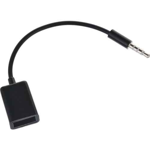 3.5mm Male to Female Cable Audio Converter Car AUX Cable A Female OTG Converter Adapter Cable Audio 3.5MM Jack to USB 2.0 Type