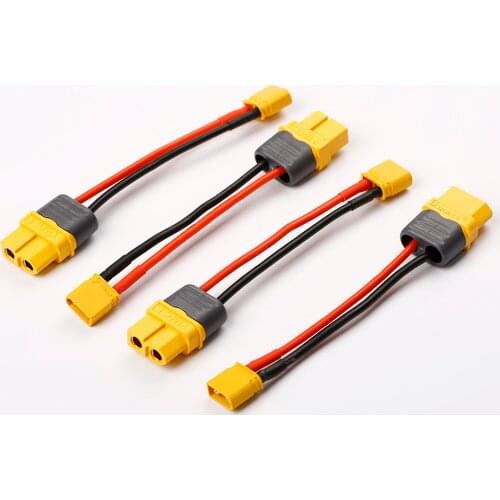 4pcs XT30 Male to XT60 Female Plug Connector Adapter Wire for FPV part