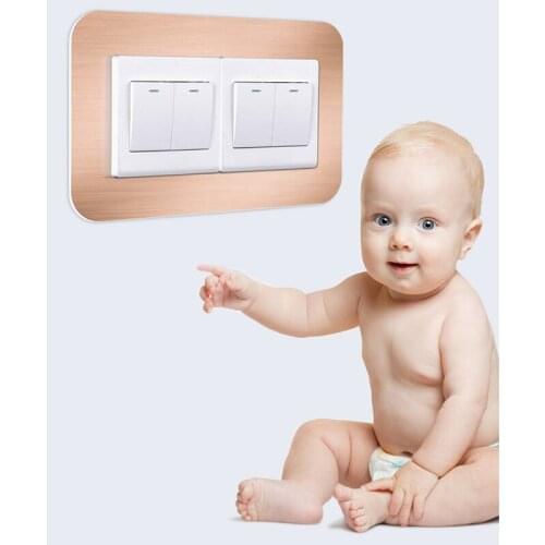 Anti-Dirty Buckle Type Non-Adhesive Acrylic Switch Sticker Protective Cover