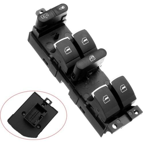 Auto Electronic Master Window Controller Switch for 1998-2005 VW Jetta Golf GTI MK4 Passat B5 Driver Side 3BD 959 857 3BD959857