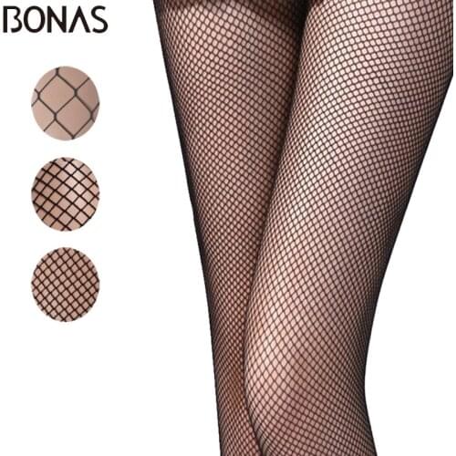 BONAS Women's Fishnet Tights