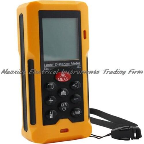 Fast arrival HT-60 Laser Rangefinder 60m 196ft Laser Distance Meter Measurer Medidor Laser Measure Area/Volume Tool