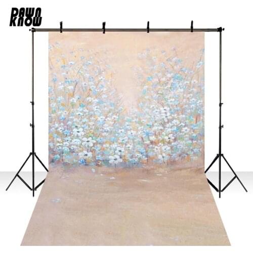 DAWNKNOW Drawing Flower Photography Background Backdrop Oil Painting Personal Carnival Photocall Shoot Photo Studio lv2058