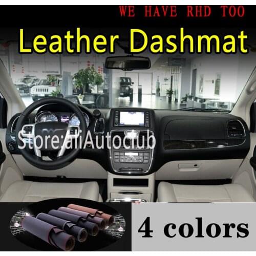 For Chrysler Grand Voager G5 2008 2009 2010 2016 Leather Dashmat Dashboard Cover Dash Mat Sunshade Carpet car style accessories