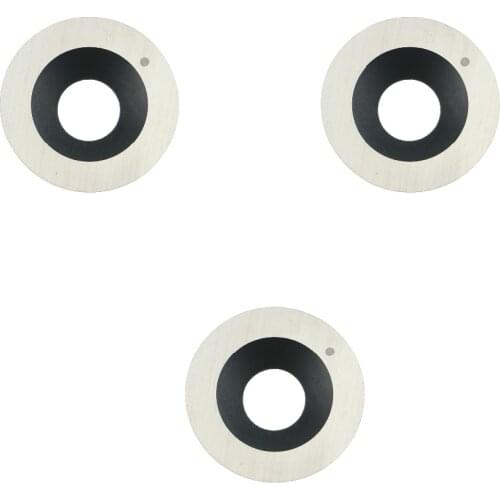 5/8"(16mm) Round Tungsten Carbide Insert Replacement Cutters for Full and Pro Size Finisher Wood Turning Lathe Tools(Ci0) 3pcs