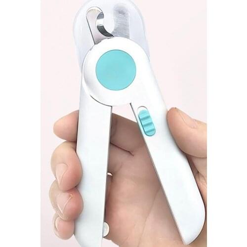 LED Lights Cat Nail Clippers Dog Nail Cutter Puppy Grooming Clippers Scissors Professional Household Pet Tools Pet Nail Grooming
