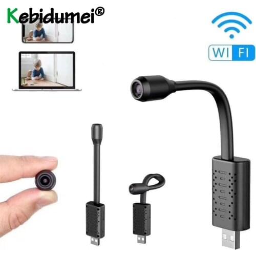 Mini Full HD 1080P Camera Surveillance Cameras Smart AI Human Detection V380 APP With Wifi IP USB P2P CCTV SD Card Cloud Storage