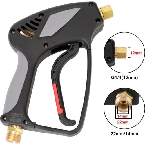 Snow Foam Washer 280bar 4000psi Car High Pressure Water Gun M22 Male G1/4 Female Thread Adapter Quick Release Sprayer Tools