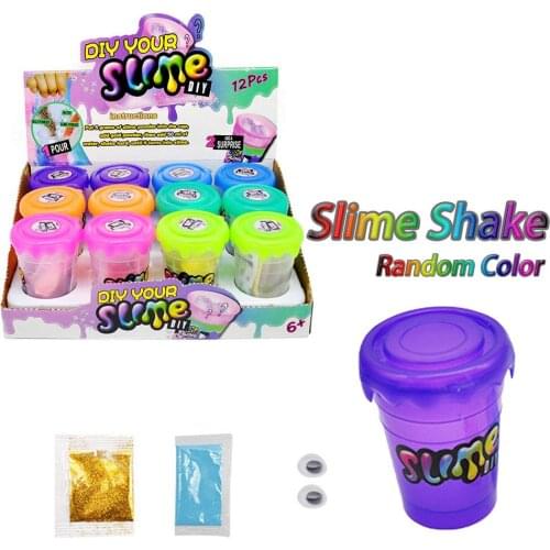 Slime DIY making kit Canned Set Slime Shakers Rocking Powder Puzzle Toy for Children