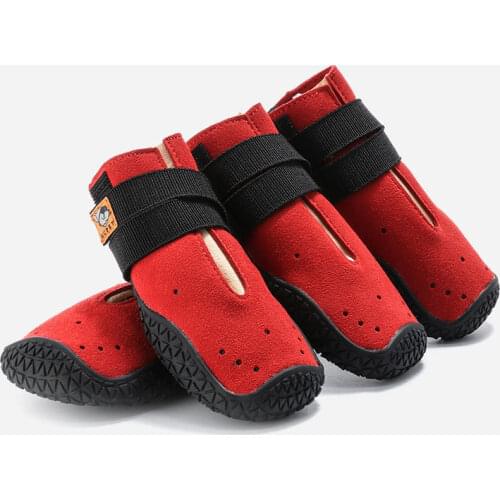 Anti Slip Dog Shoes Fashion Dog Sandals Breathable Pet Sandals Beach Shoes Wearable Dog Sports Shoes Black Dog Summer Shoes