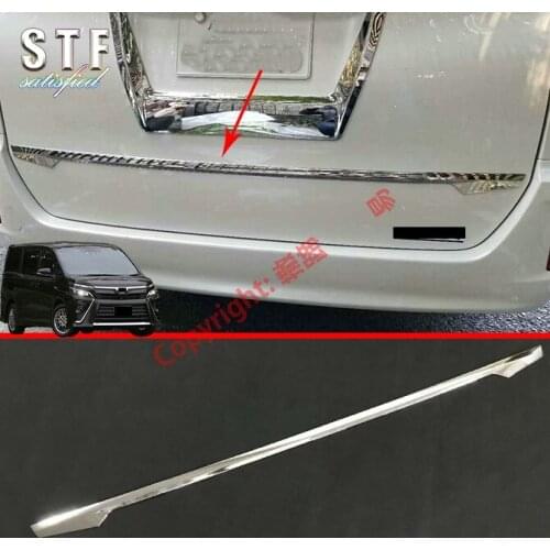 ABS Chrome Rear Trunk Lid Below Cover Trim For Toyota Voxy R80 2018 2019 2020