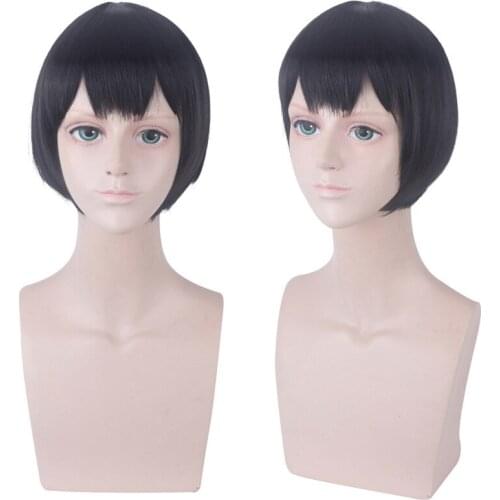 30cm Anime Toilet-bound Hanako-kun Yugi Tsukasa Wig Cosplay Wig Role Play ShortBlack Color