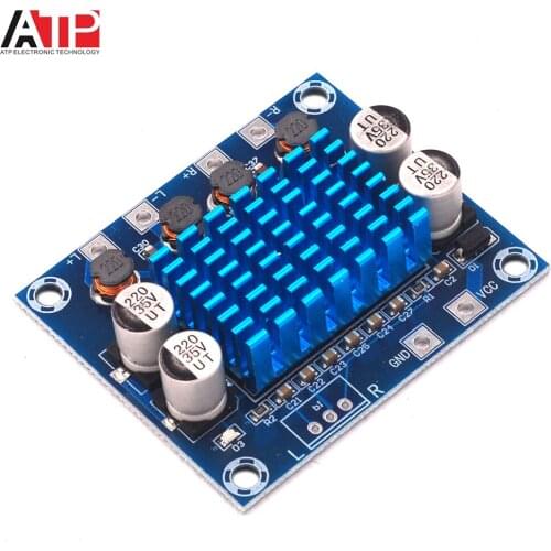 1PCS XH-A232 HD digital audio power amplifier board MP3 amplifying module 12V24V sound amplifying board dual channel 30W