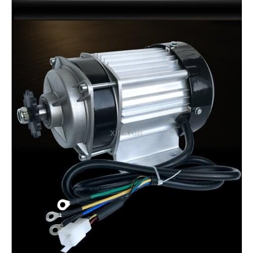 Permanent magnet DC deceleration brushless motor 48V 500W electric tricycle with 2800rpm BM1418