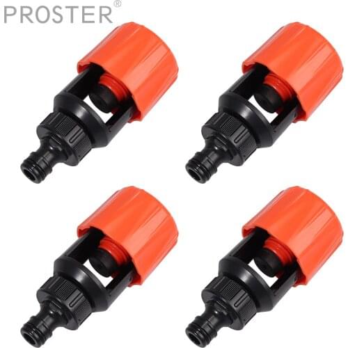 PROSTER 4 pcs Garden Hose Pipe Connector Universal Kitchen Tap Pipe Hose Connector Adapter Fitting Garden Connectors Mixer