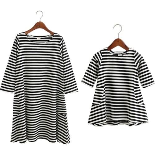 SKABENLAM Matching Dresses For Mom And Daughter