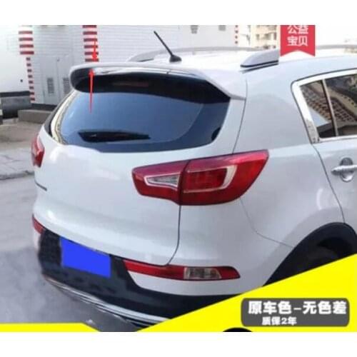 Spoiler Light High Quality ABS Material Car Rear Wing Primer Color Rear Spoiler For Kia Sportage R Spoiler 2011-2017 JC