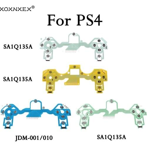 1PCS Buttons Ribbon Circuit Board for Dualshock 4 PS4 JDS JDM-001 010 011 Controller Conductive Film Keypad Flex Cable