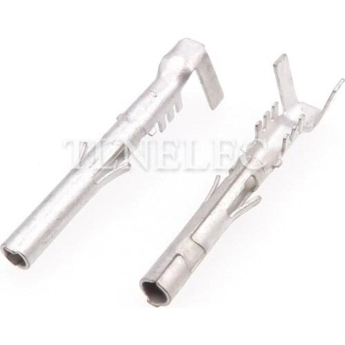 50pcs/lot 2.5mm Series Automotive Wire Crimp Terminal of DJ222-2.5B Famale Splice Cable Connector Contact Pins Wiring Terminal