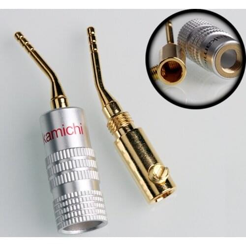 8Pcs 2mm Nakanichi Speaker Banana Plug Adapter Wire Connector Terminal Cable Kit For Audio