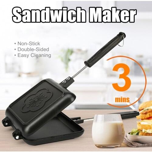 Household gas non-stick frying pan Bread toast double-sided frying pan waffle maker pancake maker grill frying pan