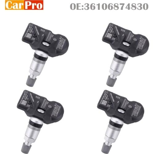 4 Pieces Tire Pressure Sensor TPMS 36106874830 36106890964 for BMW 5 6 7 X1 X3 X4 Z4 Mini 433Mhz