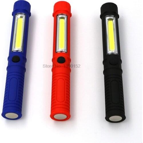 By dhl 500pcs high quality Mini Pen Multifunction led Torch light Handle work flashlight Flashlight