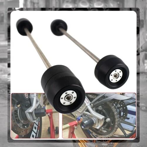 For DUCATI MONSTER 696 795 Monster696 Monster795 Motorcycle Accessories Front & Rear Axle Fork Crash Sliders Wheel Protector