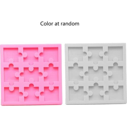 Puzzle Piece Resin Mold Silicone Puzzle Crayons Maker Silicone Mold Art Crafts