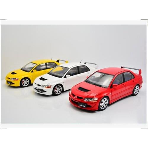 1/18 For Super A Mitsubishi Lancer EVO 8 Diecast Car Model Kids boys girls Gifts Collection Ornament Display Red/White/Yellow