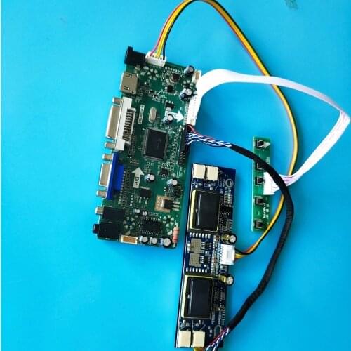 Kit for LTM190M2-L33 DVI VGA 1440X900 30pin Monitor Screen LVDS 4 lamps 19" Controller board DIY M.NT68676 Driver HDMI