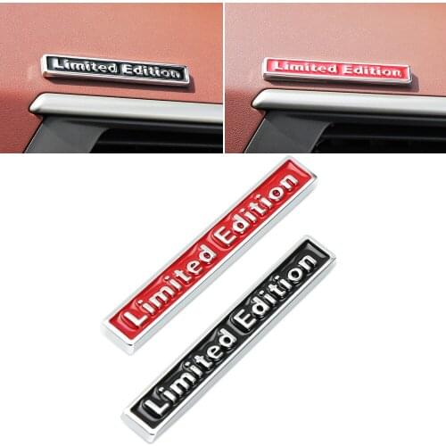 3D Metal Limited Edition Logo Auto Car Sticker for mini cooper polo 6r volvo v70 renault captur opel toyota aygo opel astra h