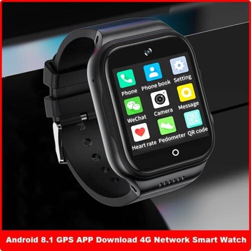 Смарт часы Men Smartwatch GPS Weather 4G Network Phone Call Video Chat Fitness Waterproof Body Temperature Detect Smart Watches
